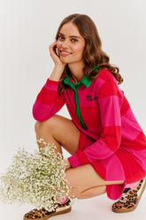 No Limits knitted polo dress